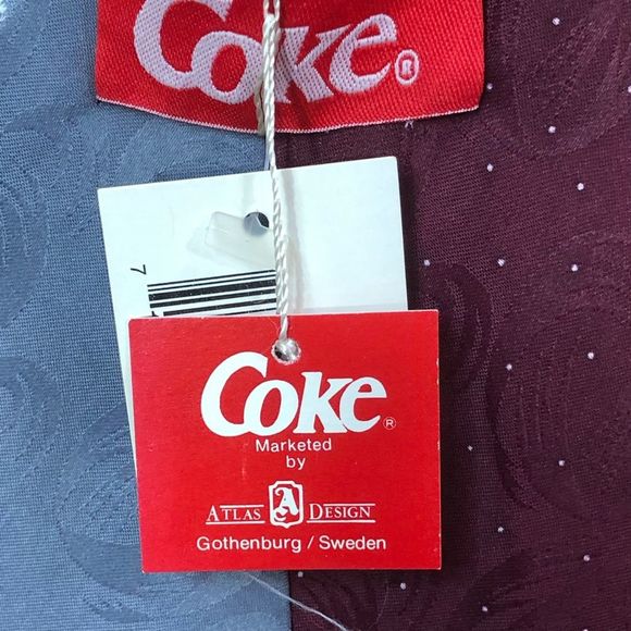Vintage Coke Coca-Cola Polar Bear Tie New With Tags Excellent Condition - Picture 8 of 8